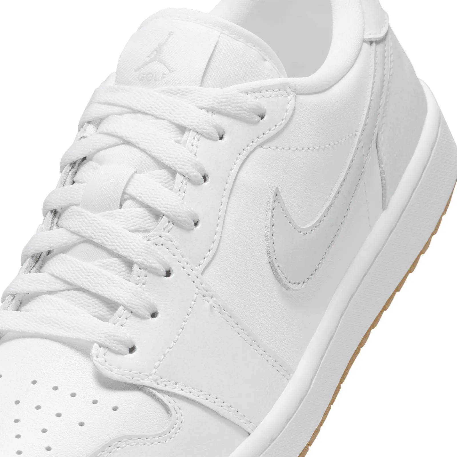 Air Jordan 1 Low G White/Pure Platinum/Gum Med Brown - AW24