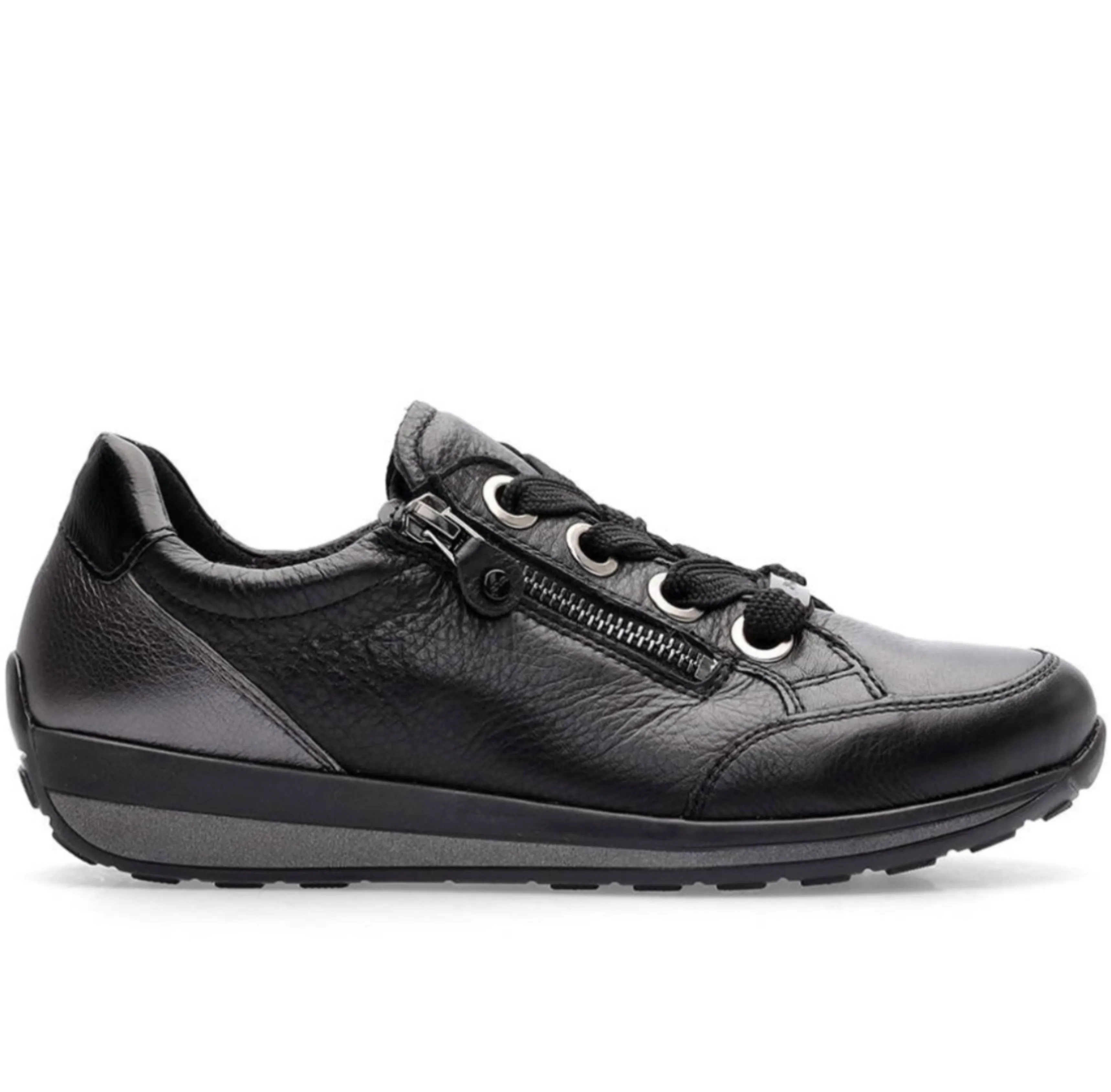 Ara Osaka Ladies Zip side Lace Sneaker