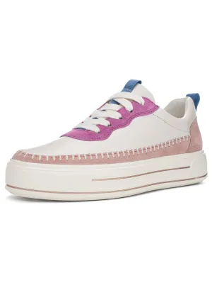 Ara women's Corsica 12-23024 lace up shoes Cream/ Piggy Pink/ Orchid