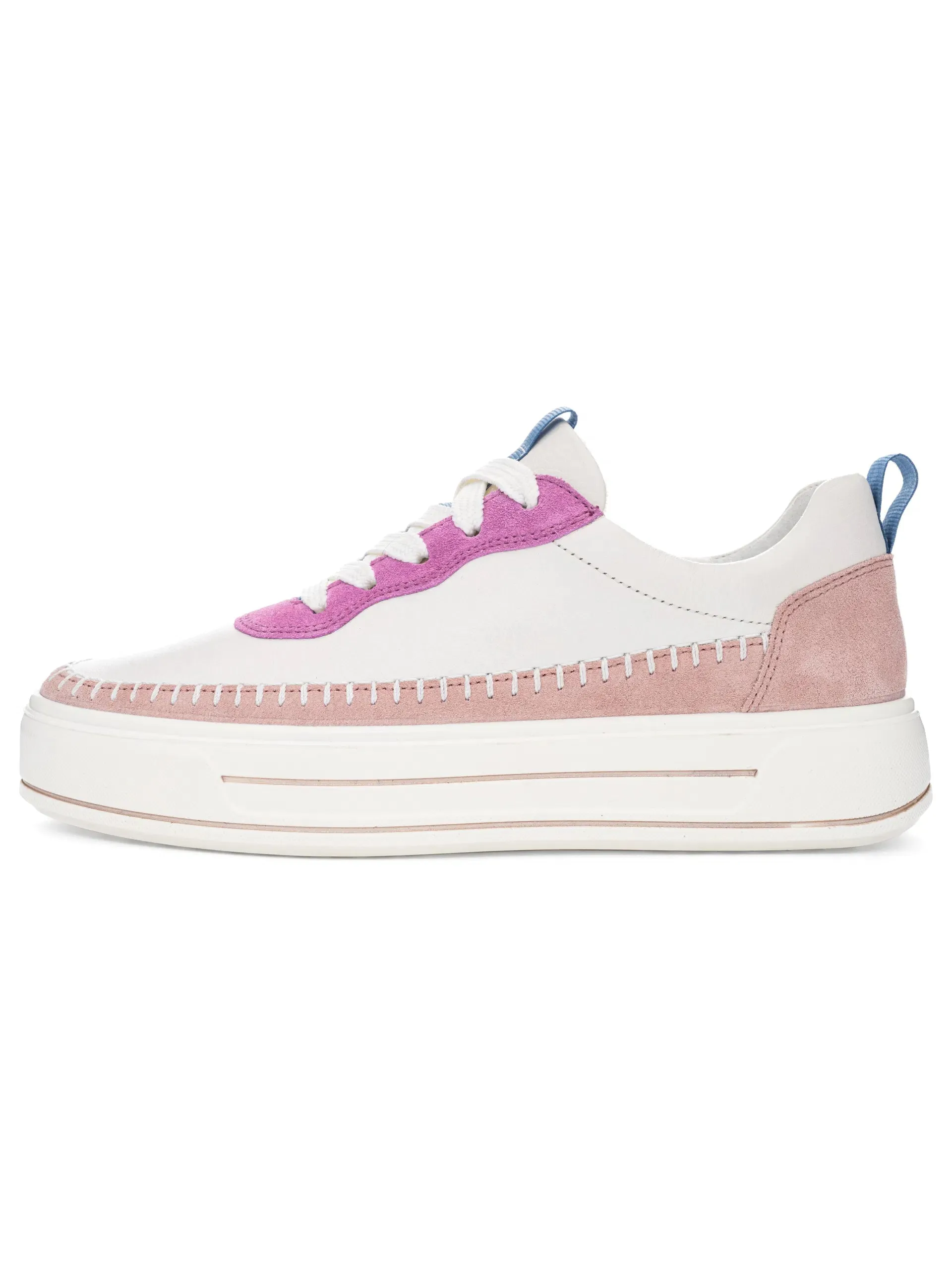 Ara women's Corsica 12-23024 lace up shoes Cream/ Piggy Pink/ Orchid