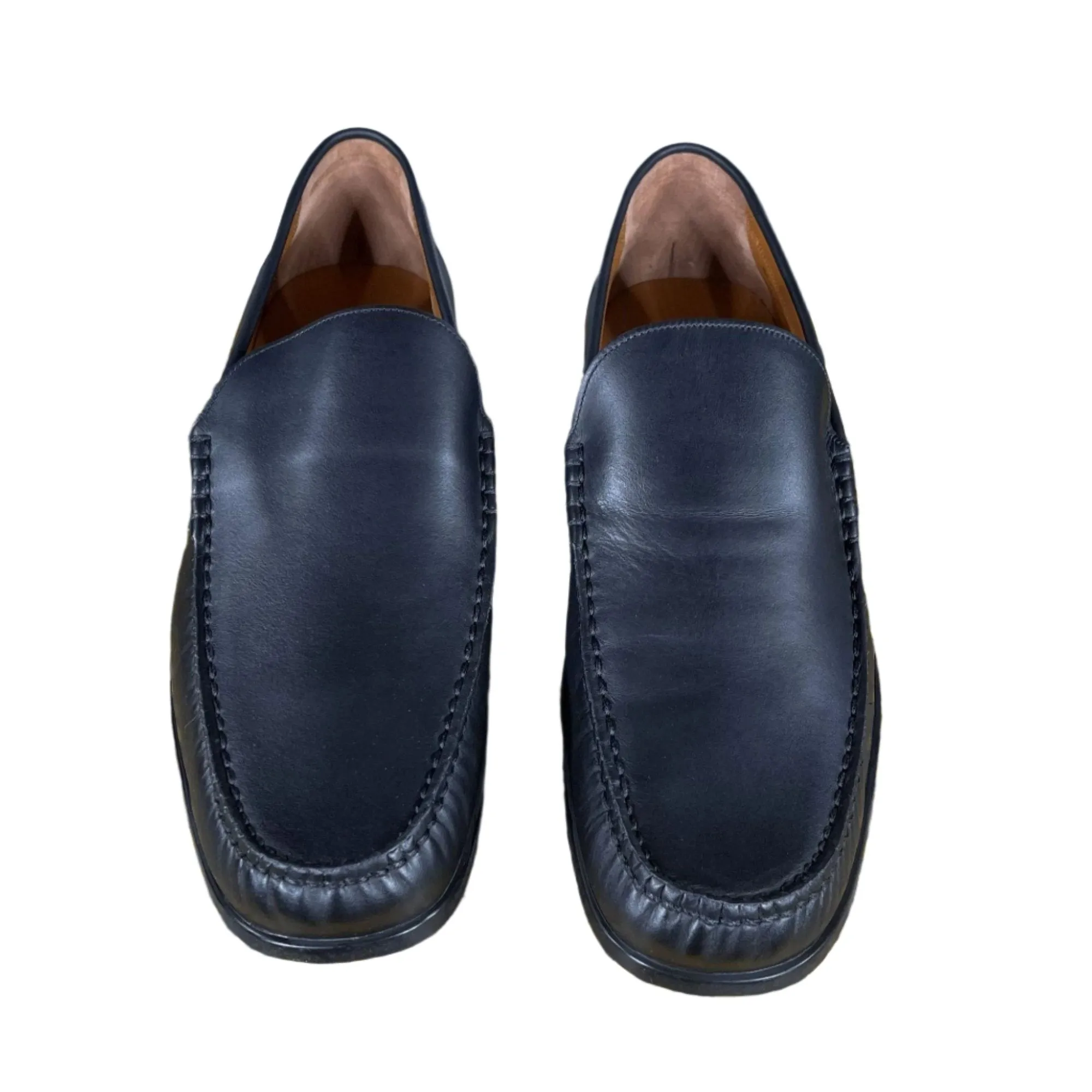 Bally Mens Tenent Black Leather Moccasins