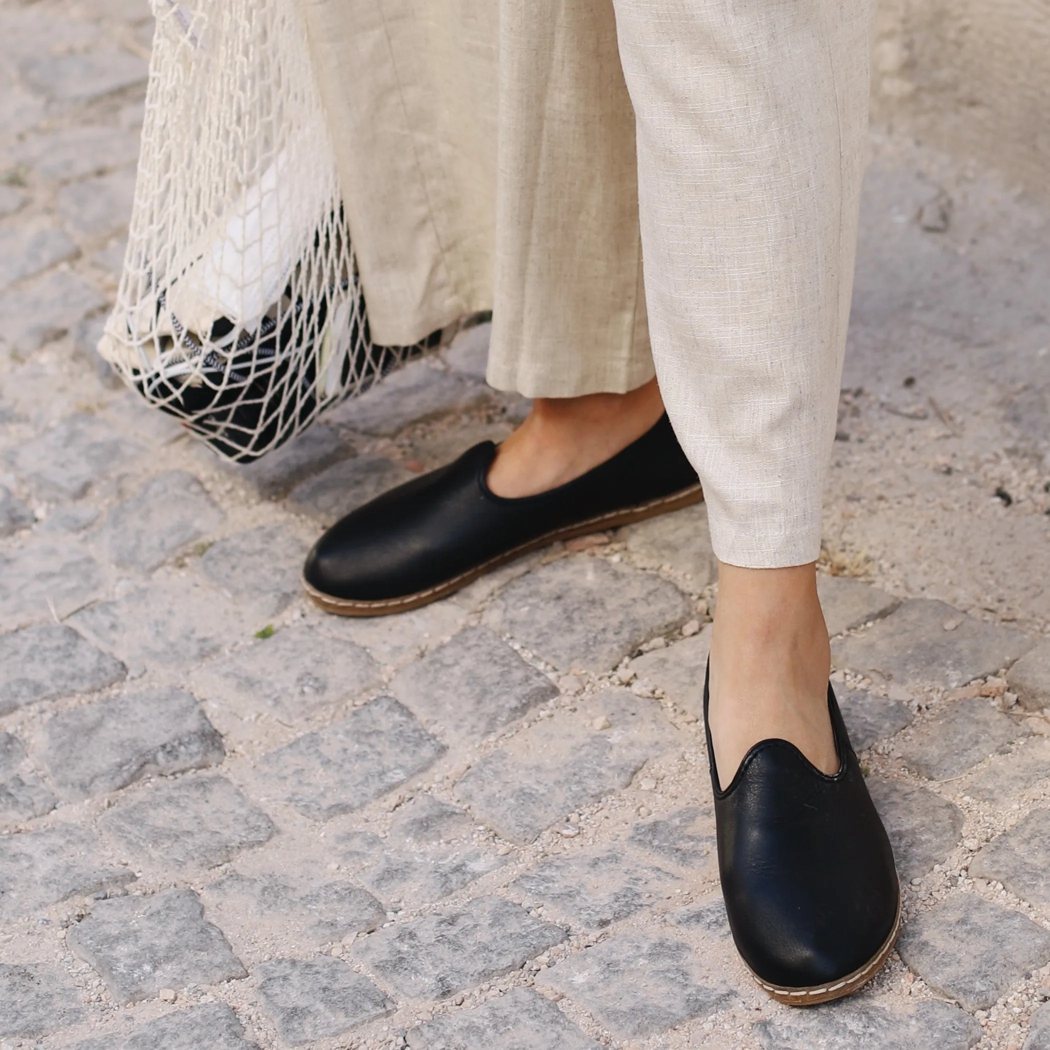 Black Slip Ons for Men