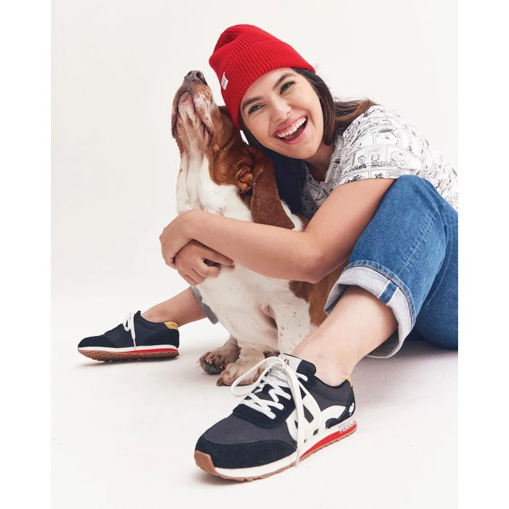 Black  Snoopy Seventy8 Trainers