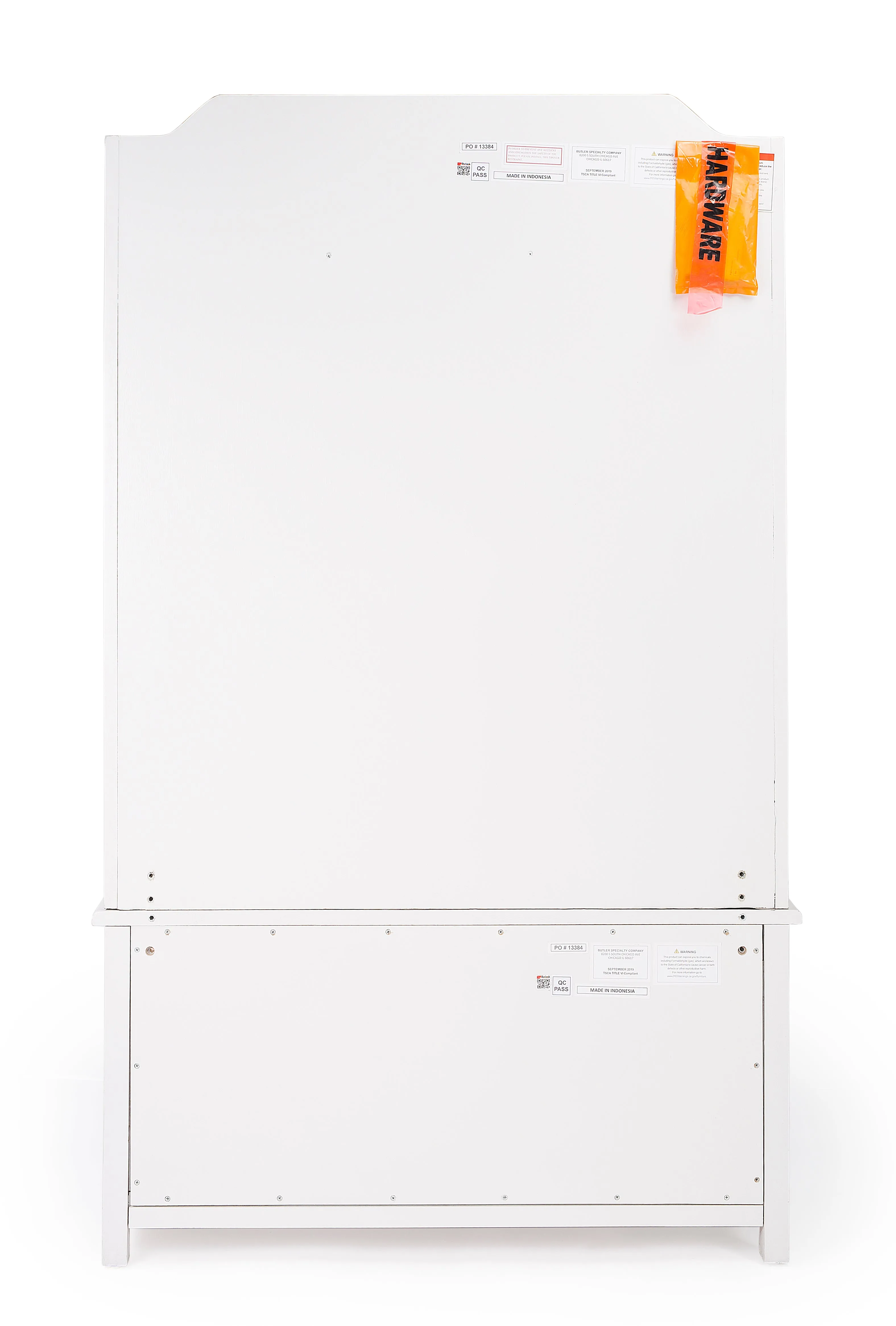 Borya Hall Tree with Storage in White  5473304