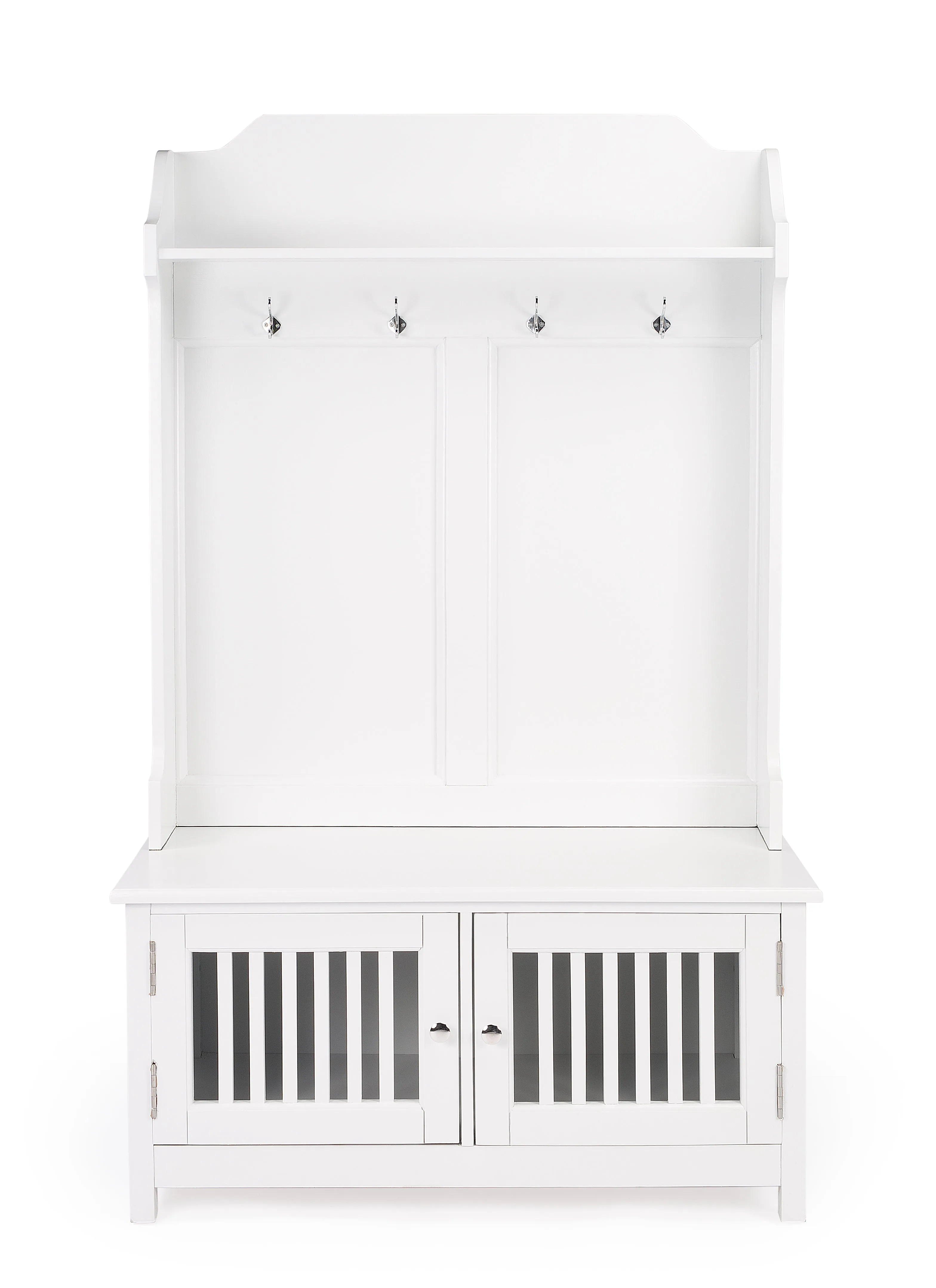 Borya Hall Tree with Storage in White  5473304
