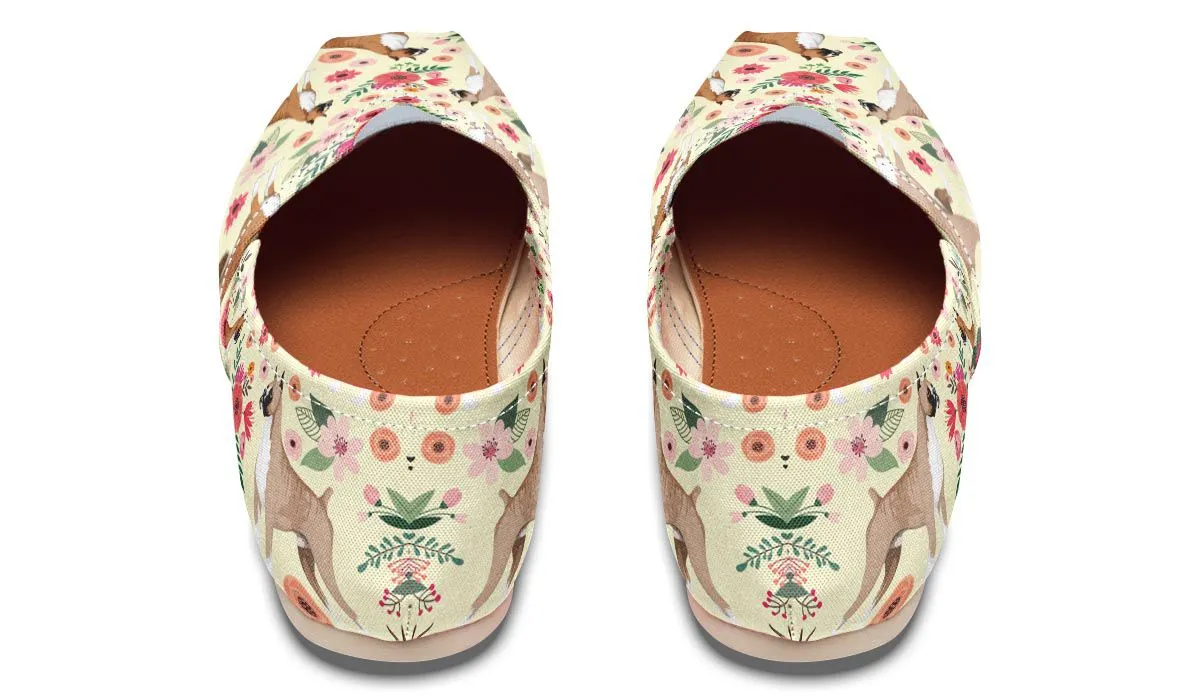 Boxer Flower Casual Shoes