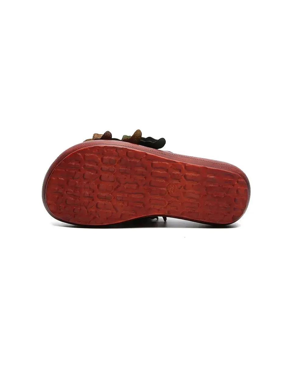 Butterflies Wedge Slippers