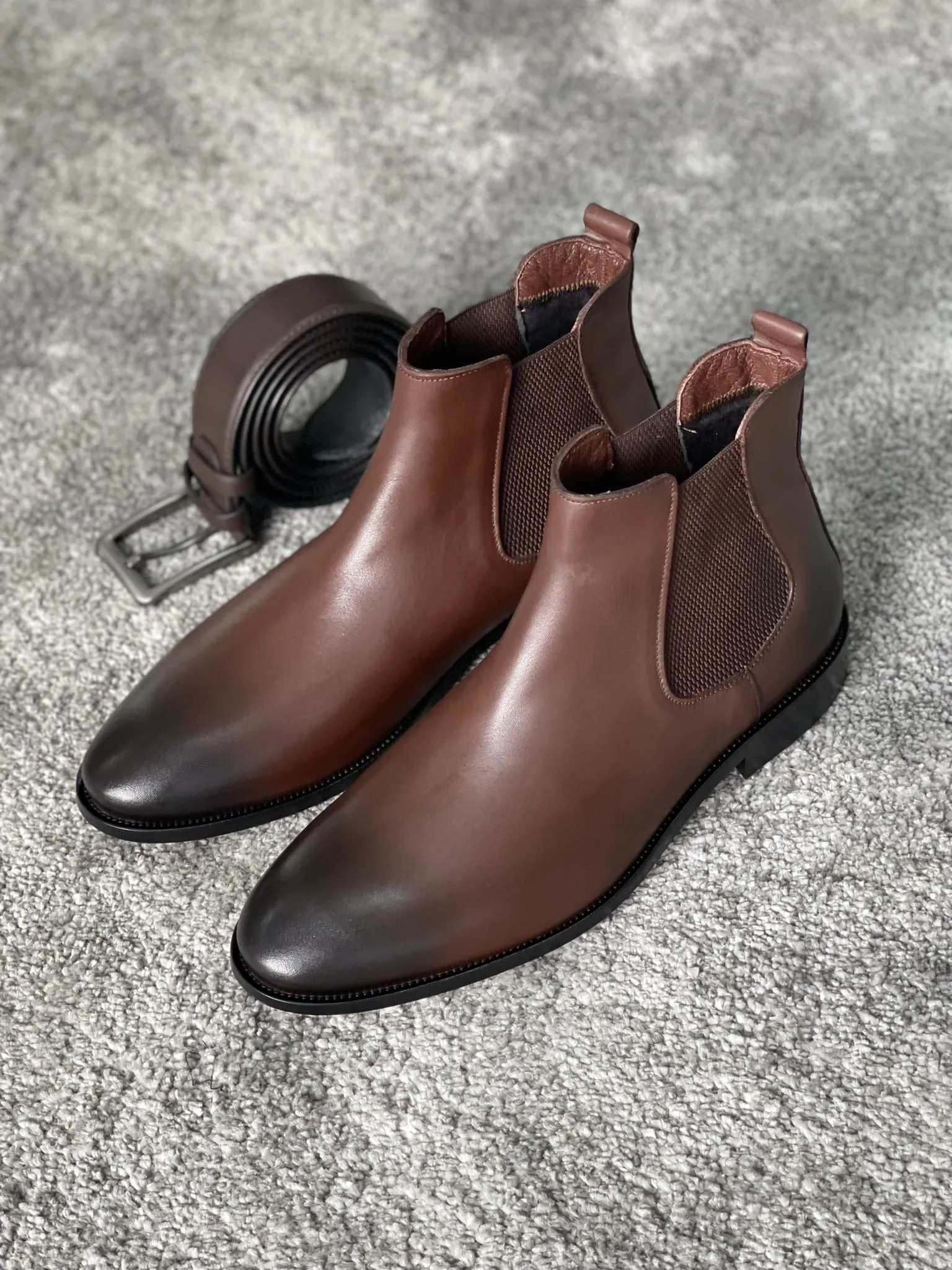 Chesterfield Special Edition Suede Brown Chelsea Boots
