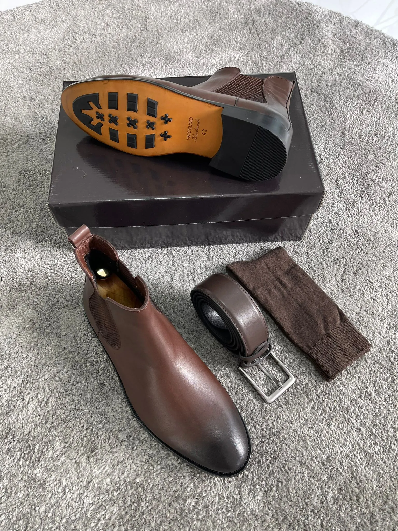 Chesterfield Special Edition Suede Brown Chelsea Boots