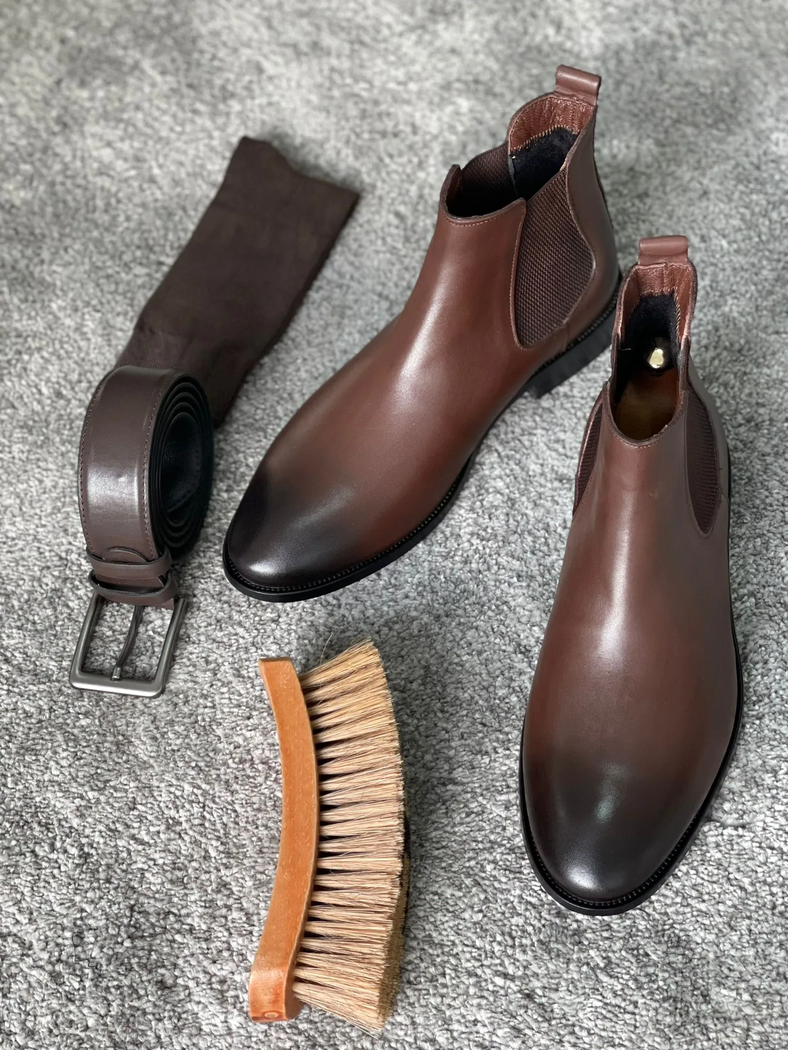 Chesterfield Special Edition Suede Brown Chelsea Boots