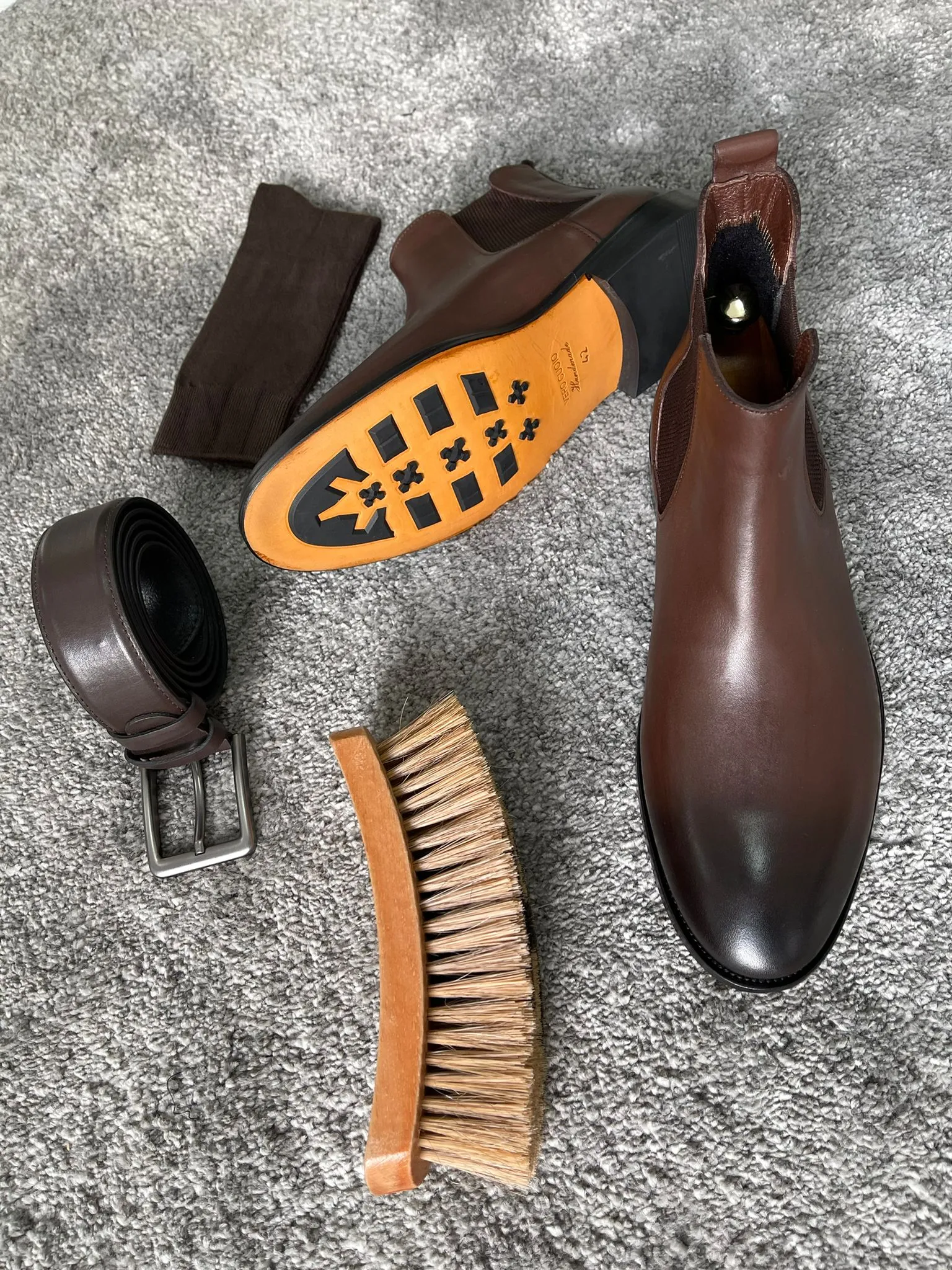 Chesterfield Special Edition Suede Brown Chelsea Boots