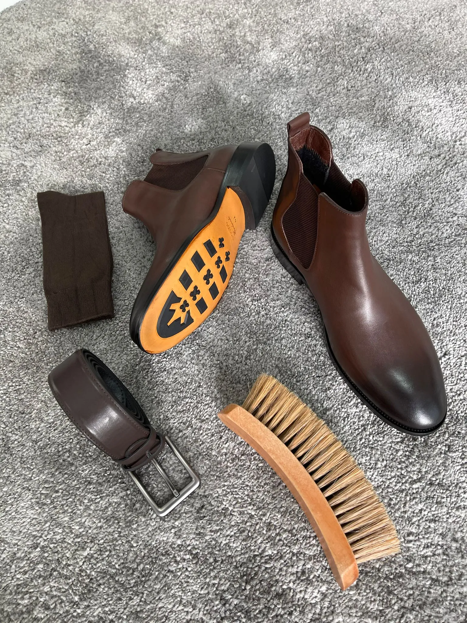 Chesterfield Special Edition Suede Brown Chelsea Boots