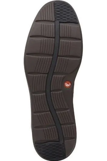 Clarks Un Abode Ease in black leather Extra Wide