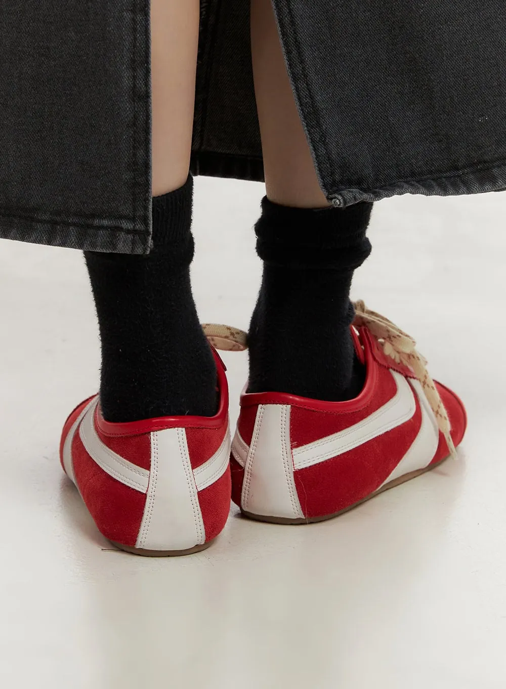 Cow Suede Leather Sneakers CD425