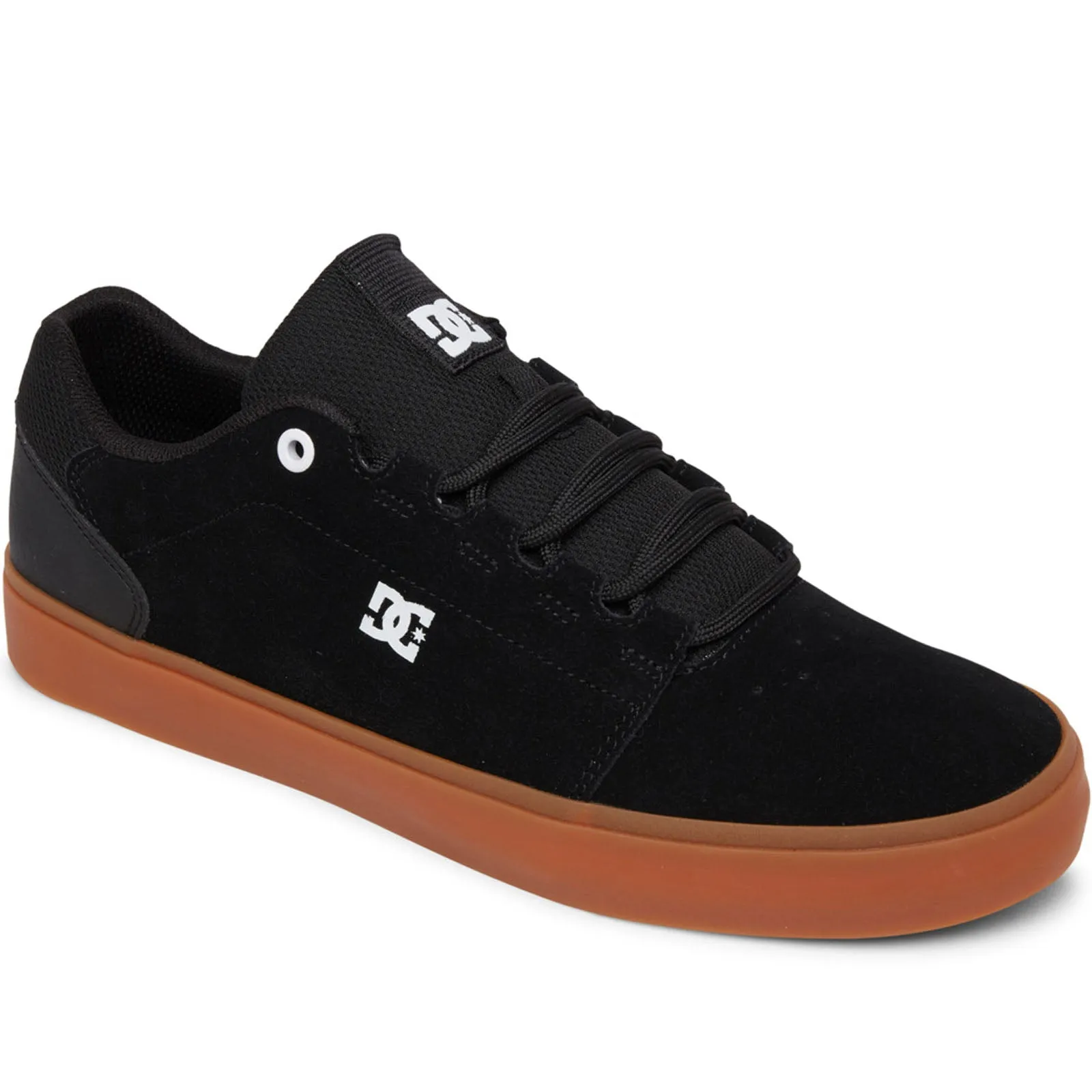 DC Shoes Mens Hyde Low Rise Suede Lace Up Trainers