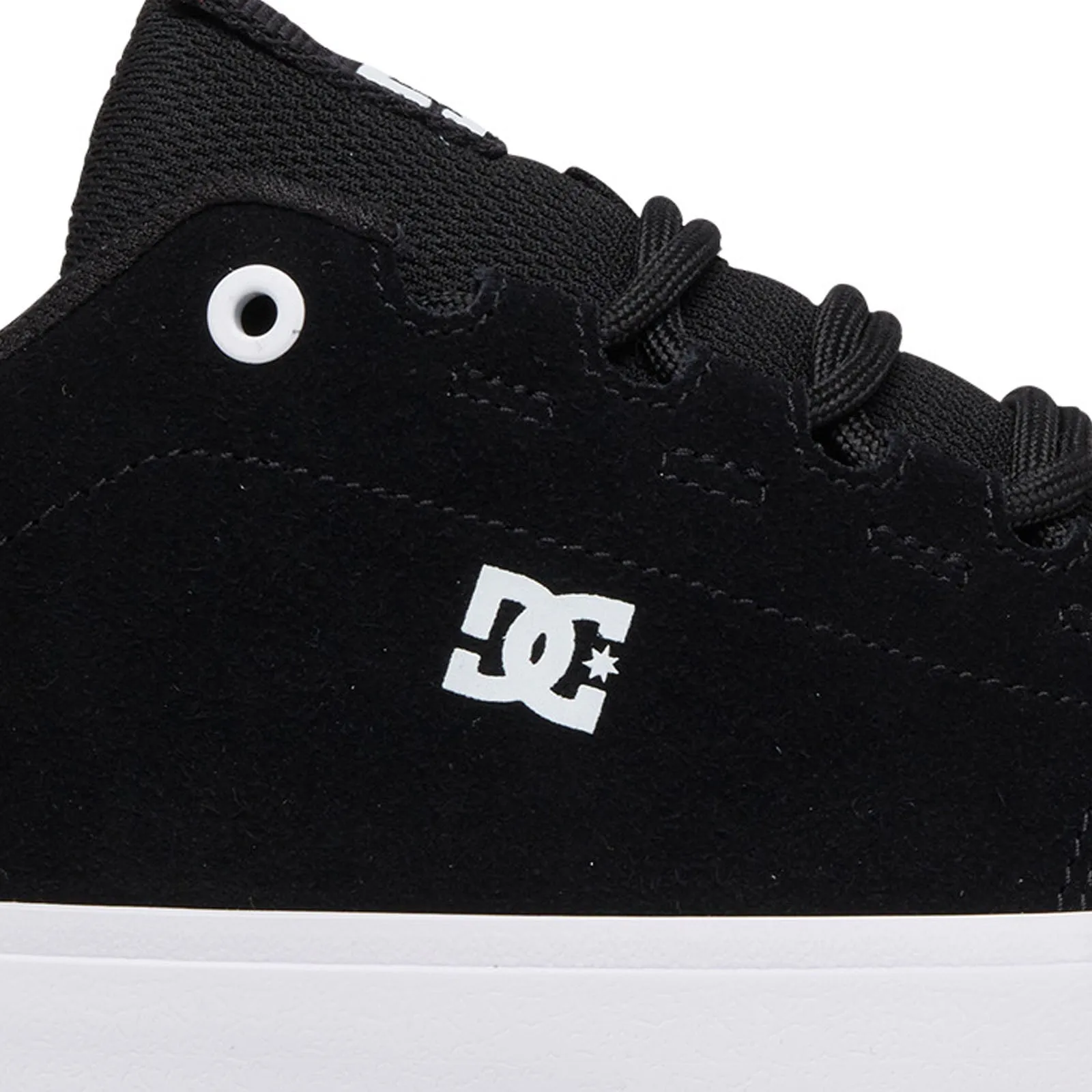 DC Shoes Mens Hyde Low Rise Suede Lace Up Trainers