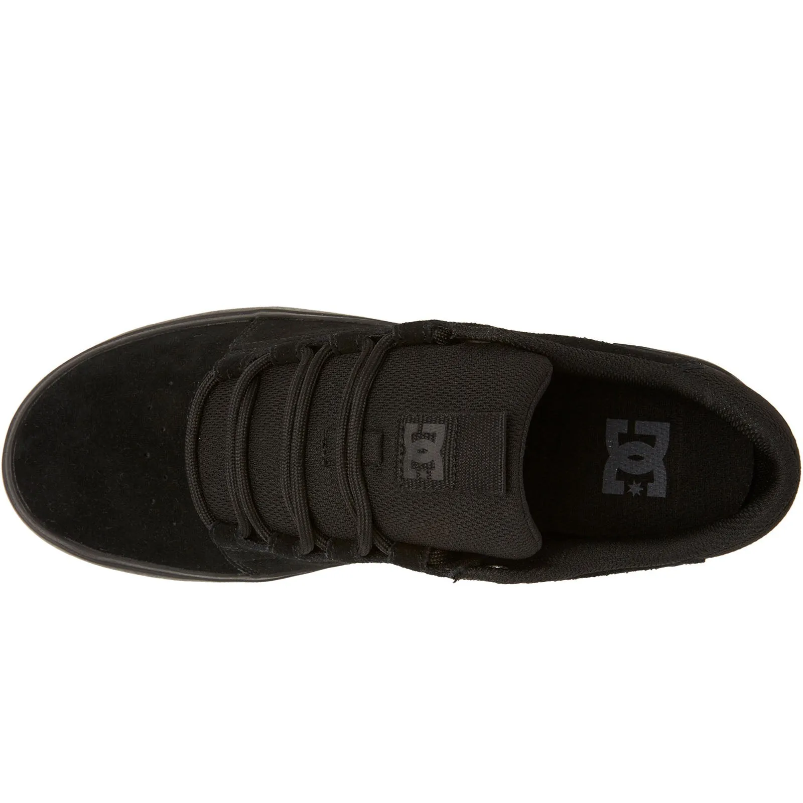 DC Shoes Mens Hyde Low Rise Suede Lace Up Trainers