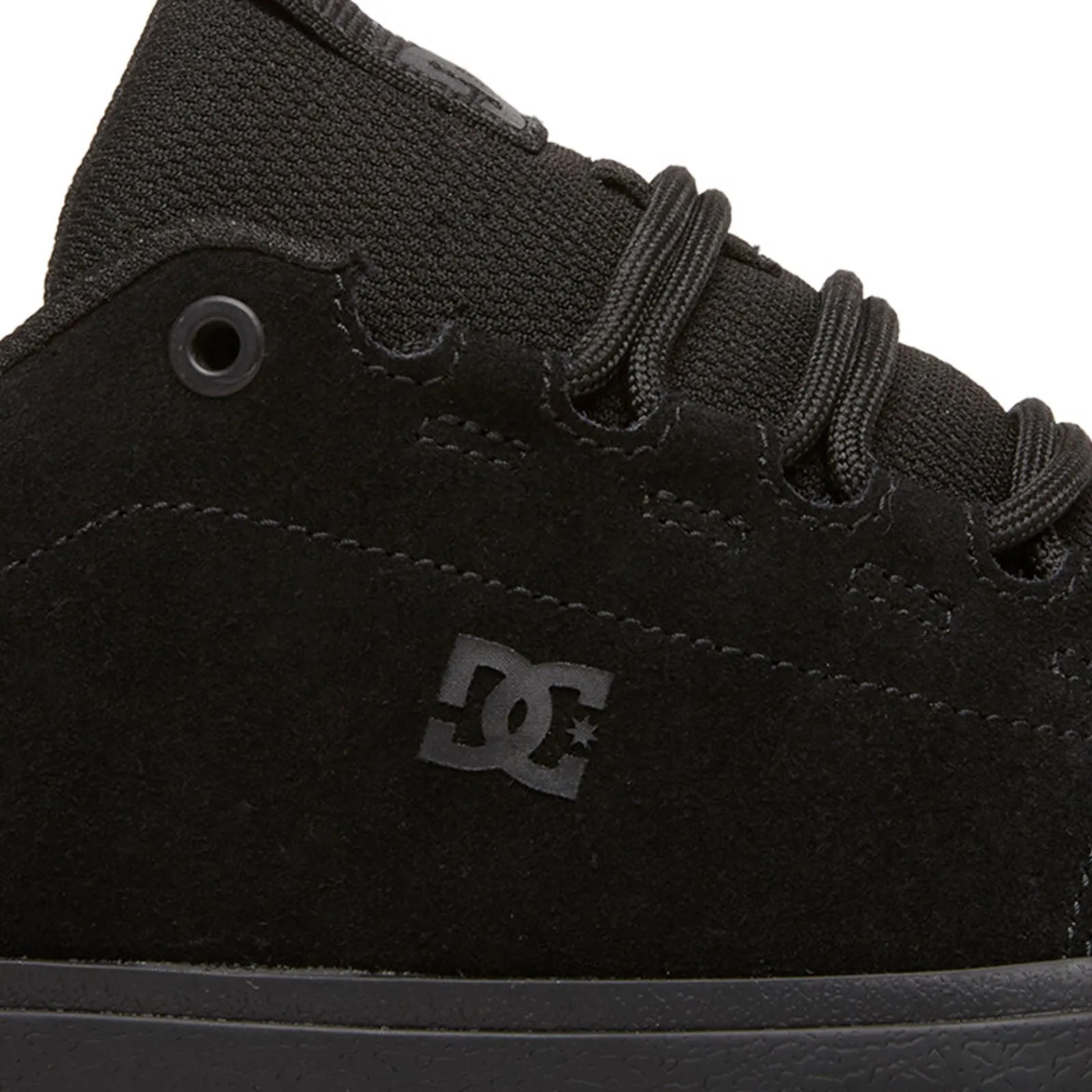 DC Shoes Mens Hyde Low Rise Suede Lace Up Trainers