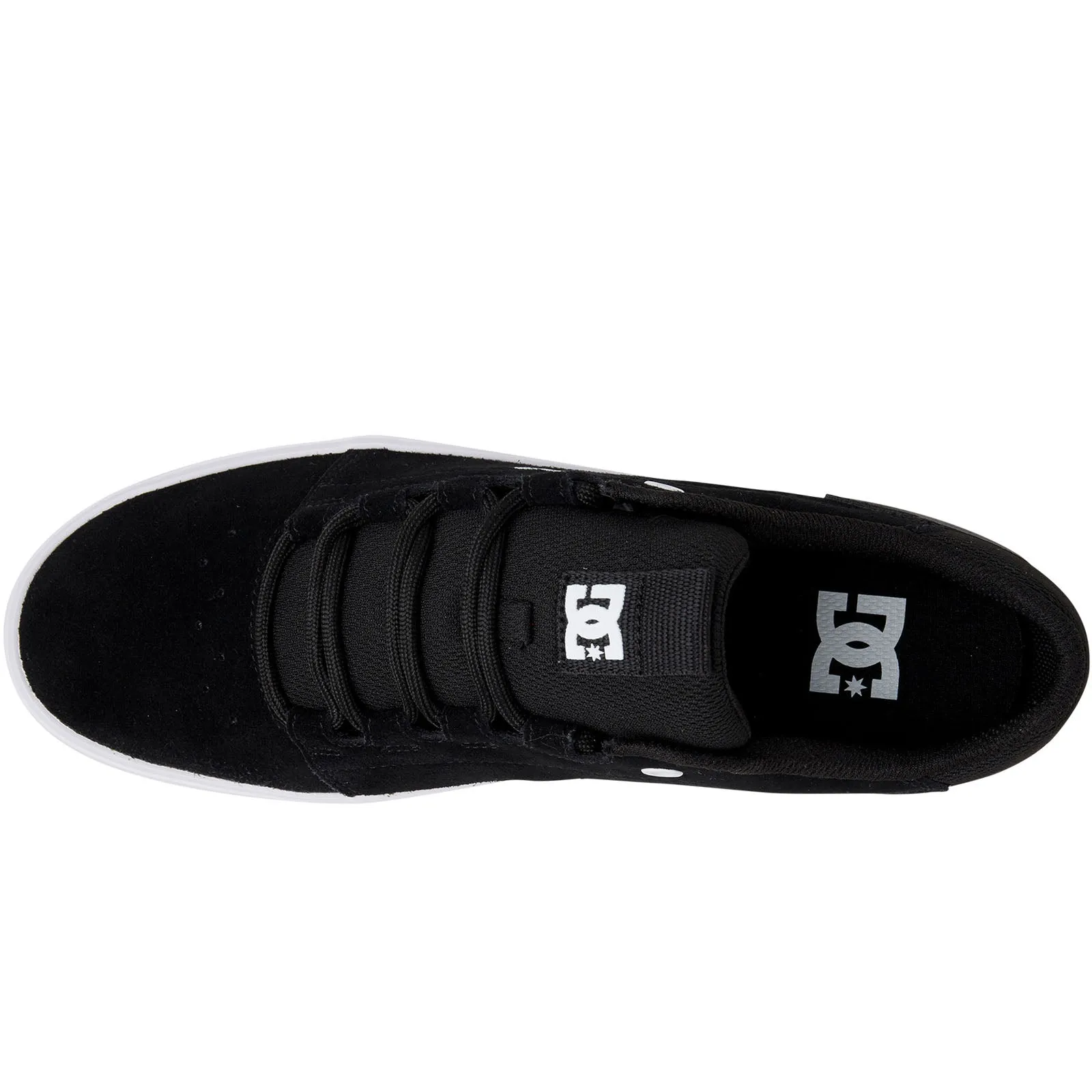 DC Shoes Mens Hyde Low Rise Suede Lace Up Trainers