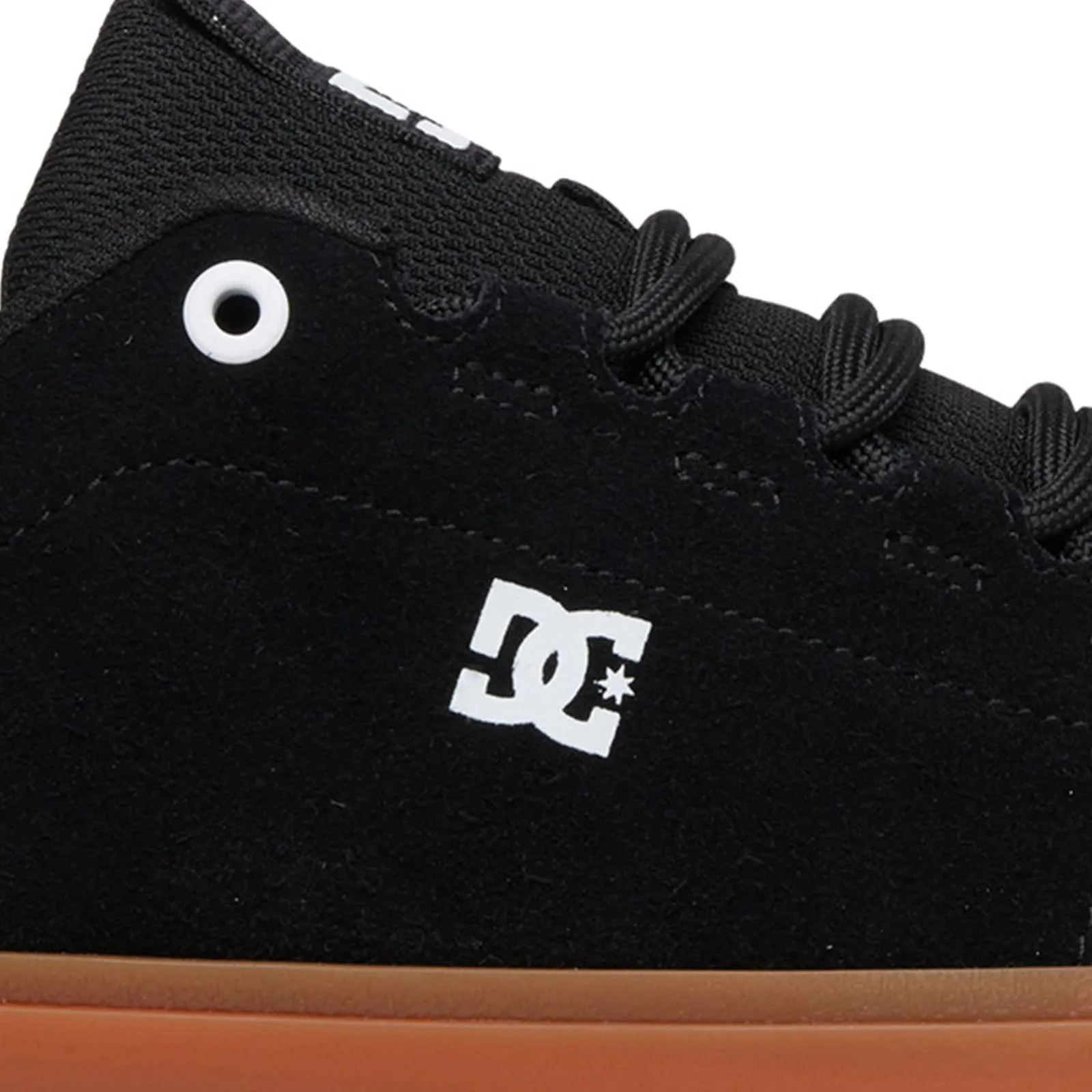 DC Shoes Mens Hyde Low Rise Suede Lace Up Trainers