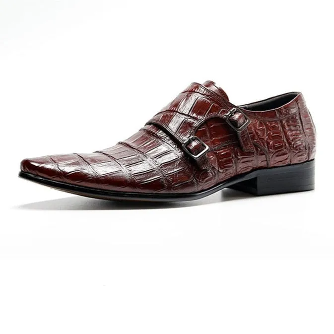 Ebonique Croctex Buckle Monk