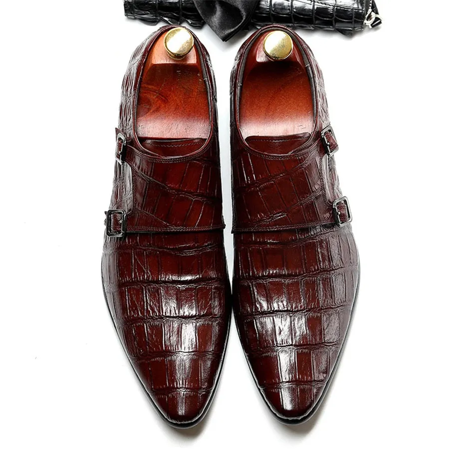 Ebonique Croctex Buckle Monk