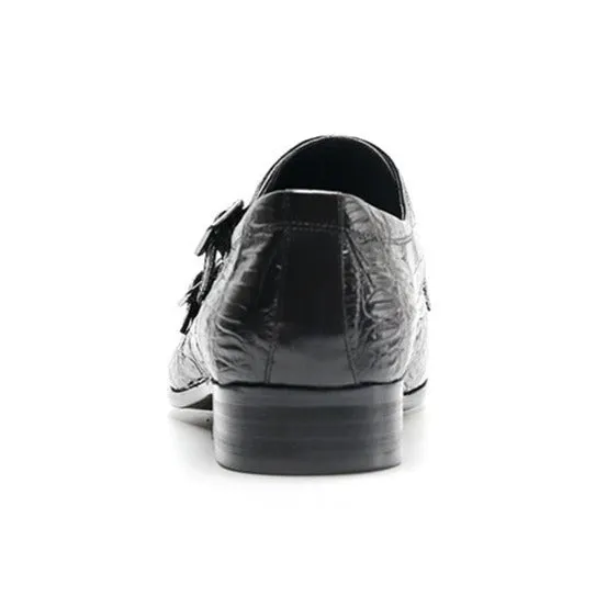 Ebonique Croctex Buckle Monk