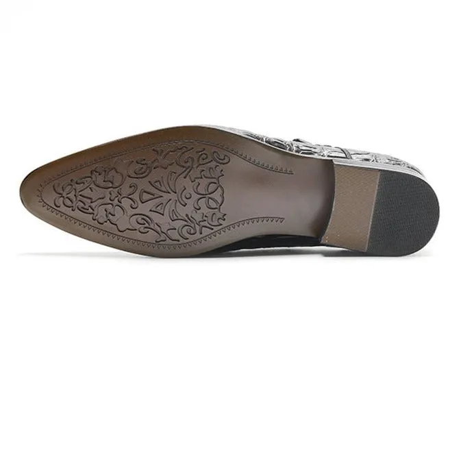 Ebonique Croctex Buckle Monk