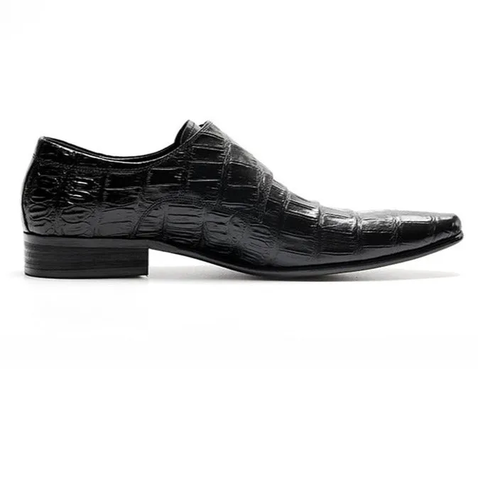 Ebonique Croctex Buckle Monk