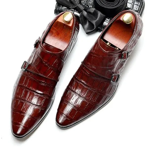 Ebonique Croctex Buckle Monk