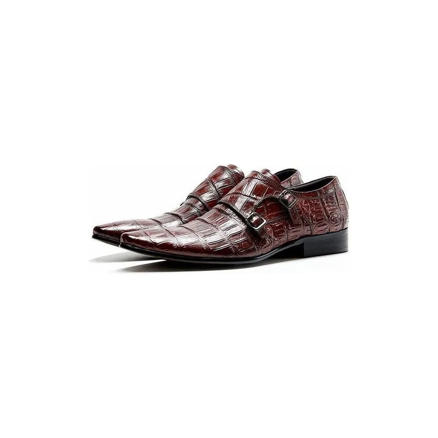 Ebonique Croctex Buckle Monk