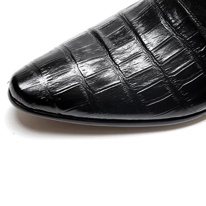 Ebonique Croctex Buckle Monk