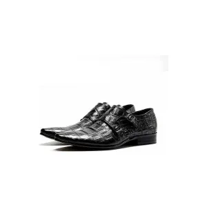 Ebonique Croctex Buckle Monk