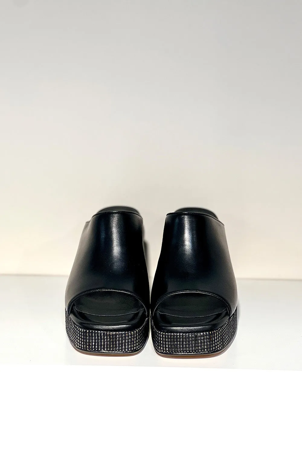 EMPORIO ITALIA - KASH EMY BLACK HEEL WAS $379