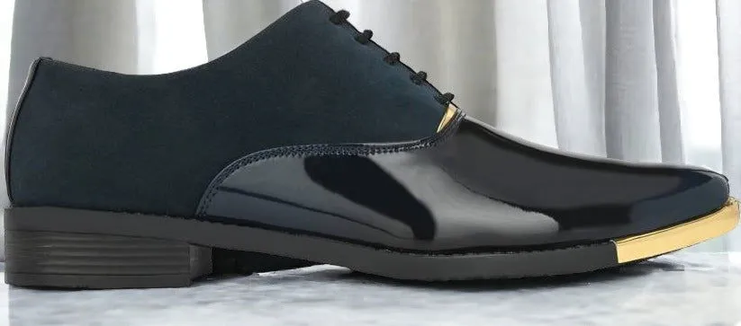 Fashion Black Dress Shoes For Men Lace up Party & Casual Wear