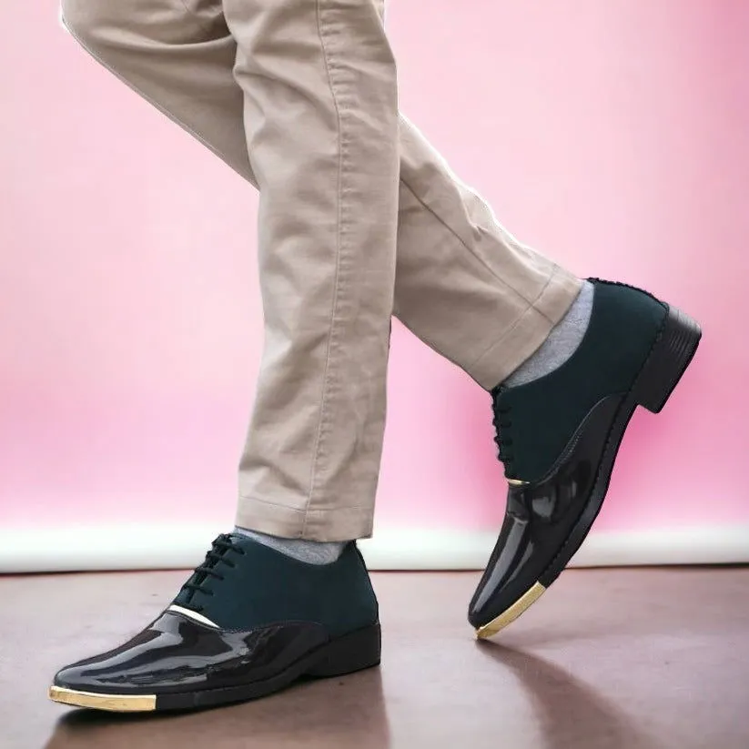 Fashion Black Dress Shoes For Men Lace up Party & Casual Wear