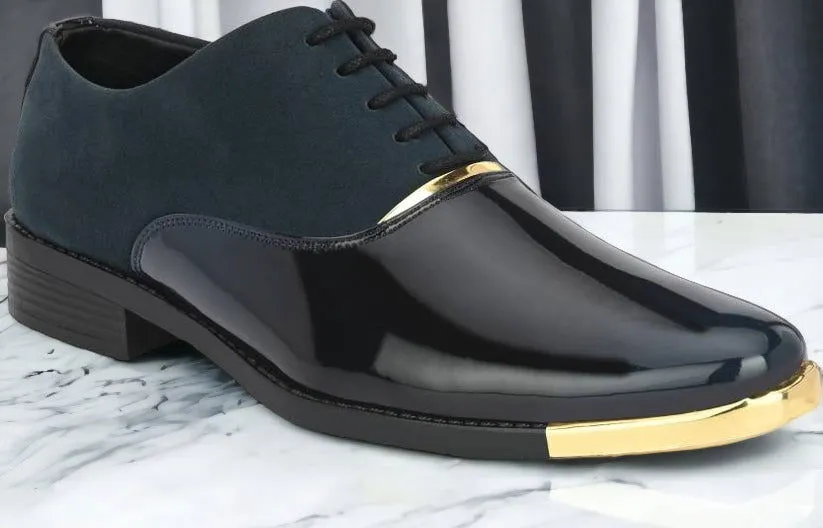 Fashion Black Dress Shoes For Men Lace up Party & Casual Wear