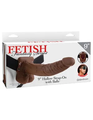 Fetish Fantasy 9 Hollow Strap On W/balls