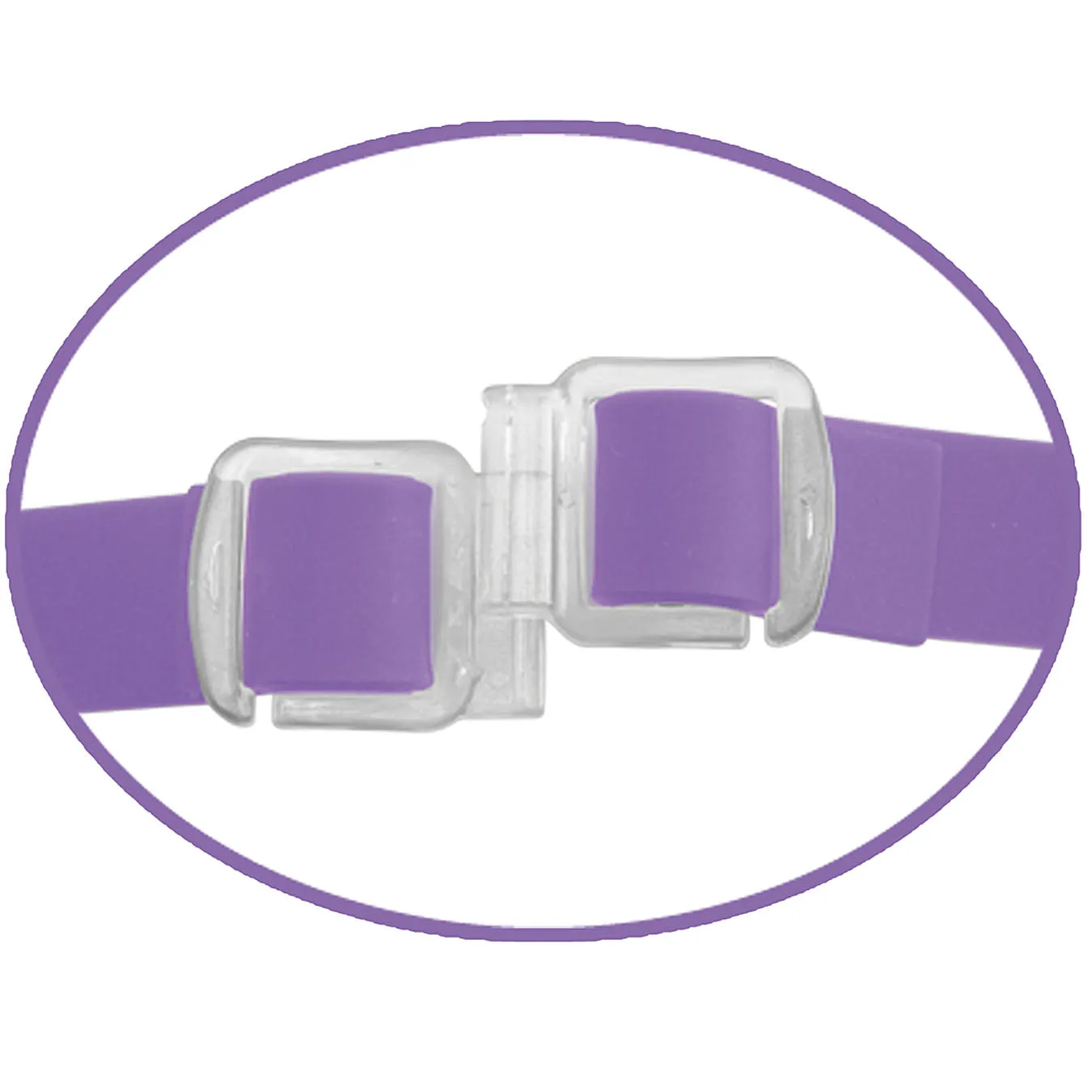Fetish Fantasy Elite Vibrating Double Delight Strap-On - Purple