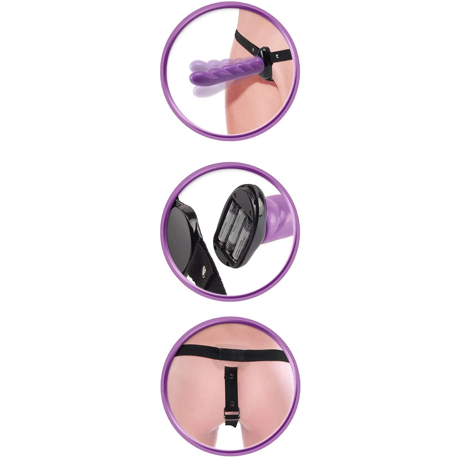 Fetish Fantasy Series Twist n' Shout Vibrating Strap-On