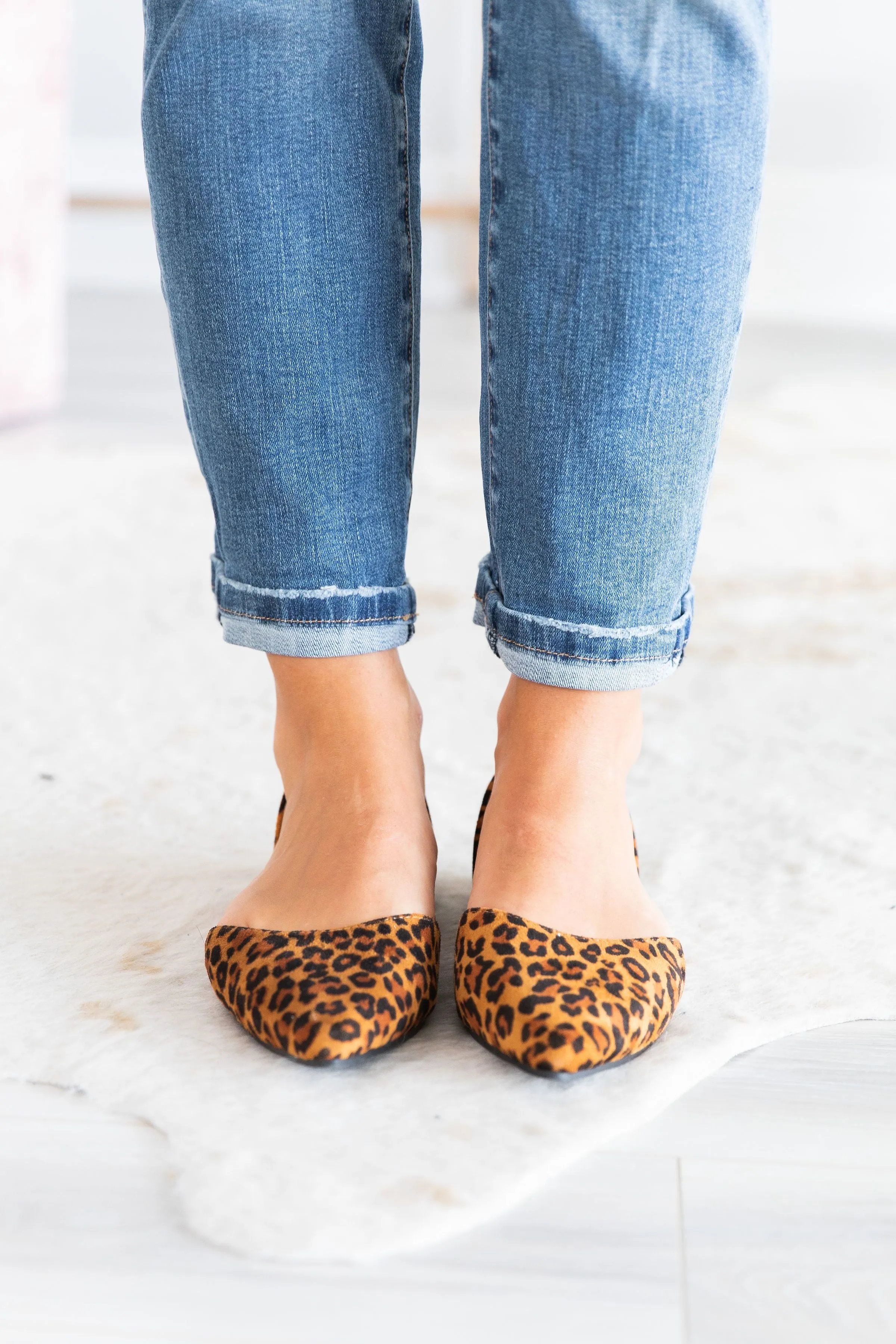 Get Down To Business Flats, Leopard