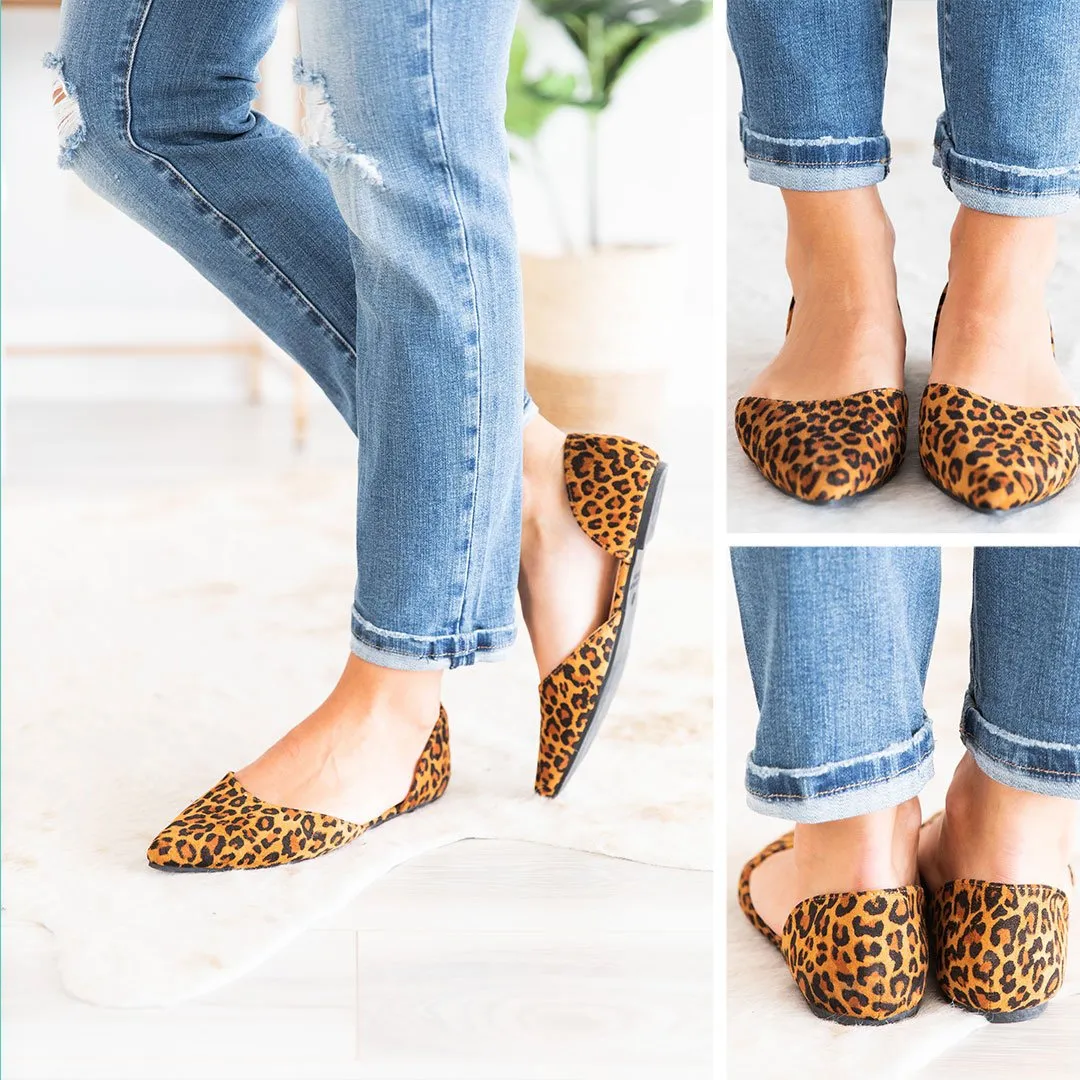 Get Down To Business Flats, Leopard