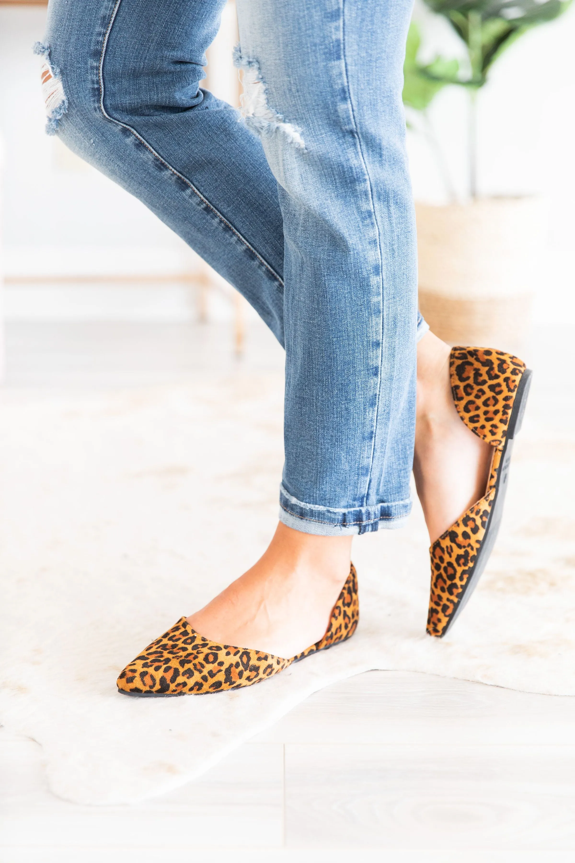 Get Down To Business Flats, Leopard