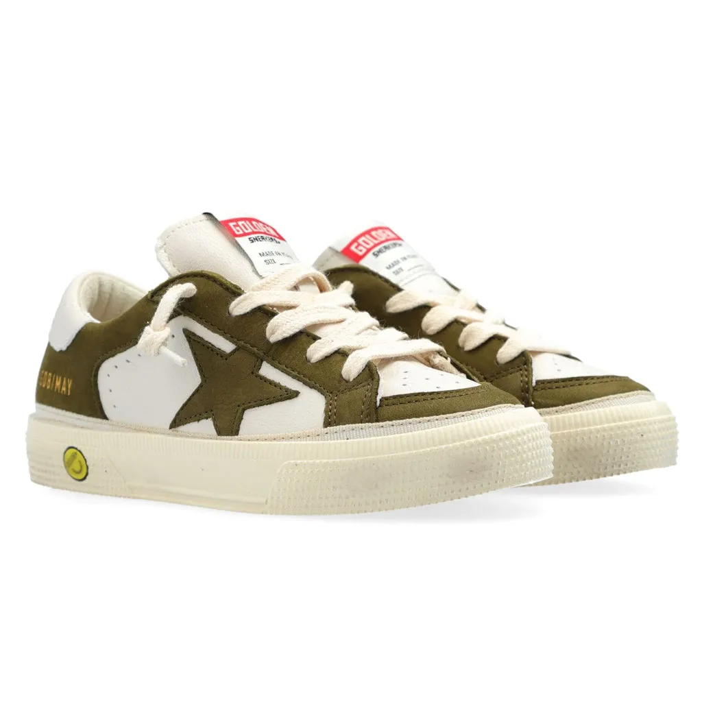 Golden Goose May Leather Star Sneakers