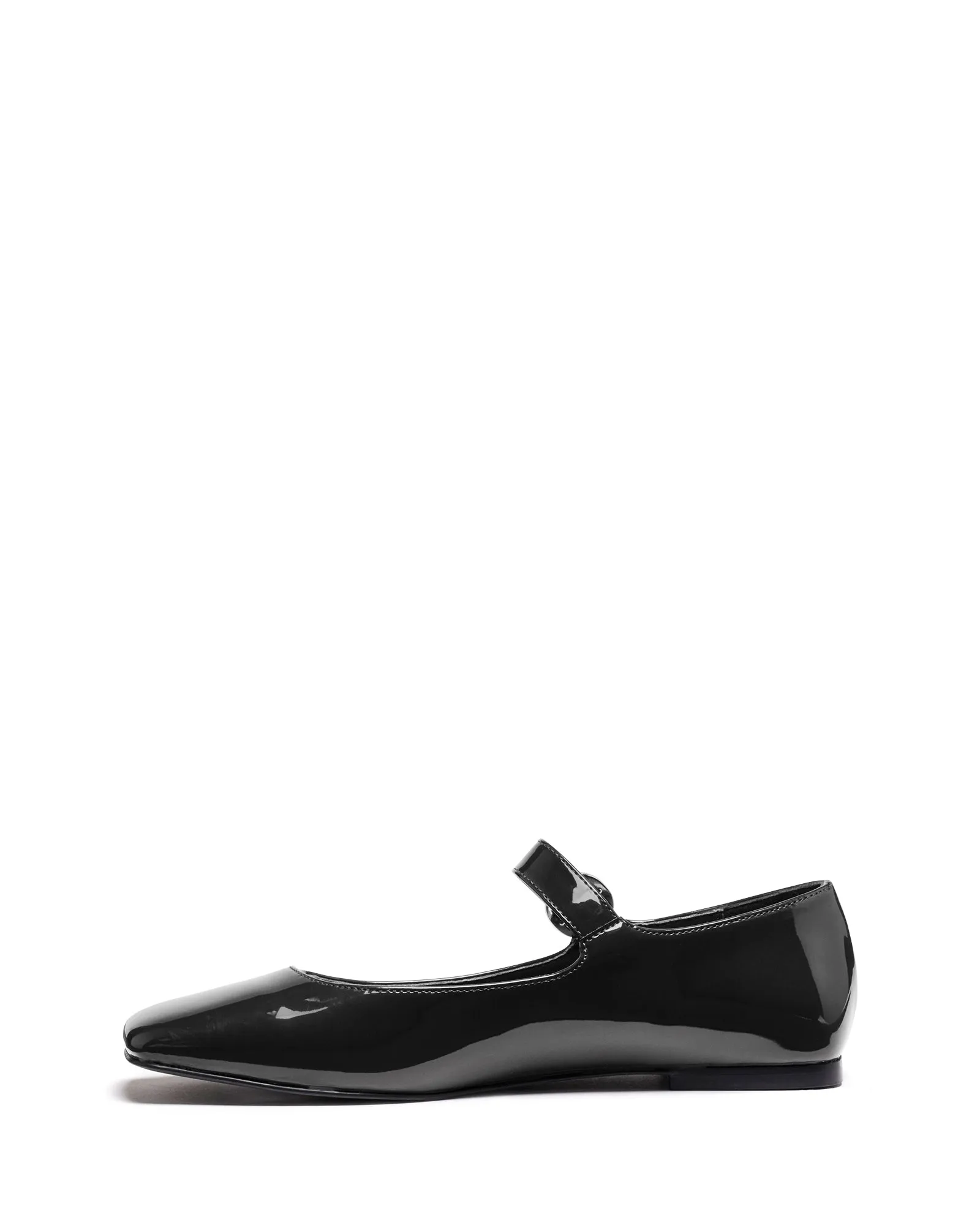 Gracee Ballet Flat Black Patent