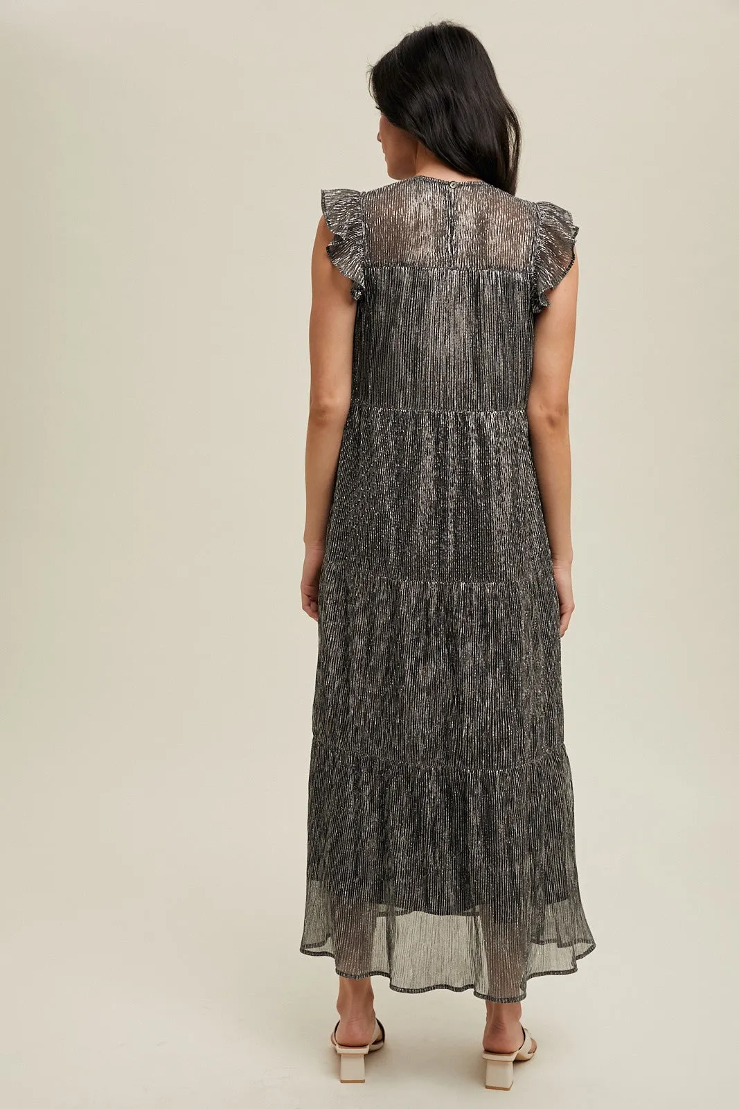 Holiday Glam Tiered Dress