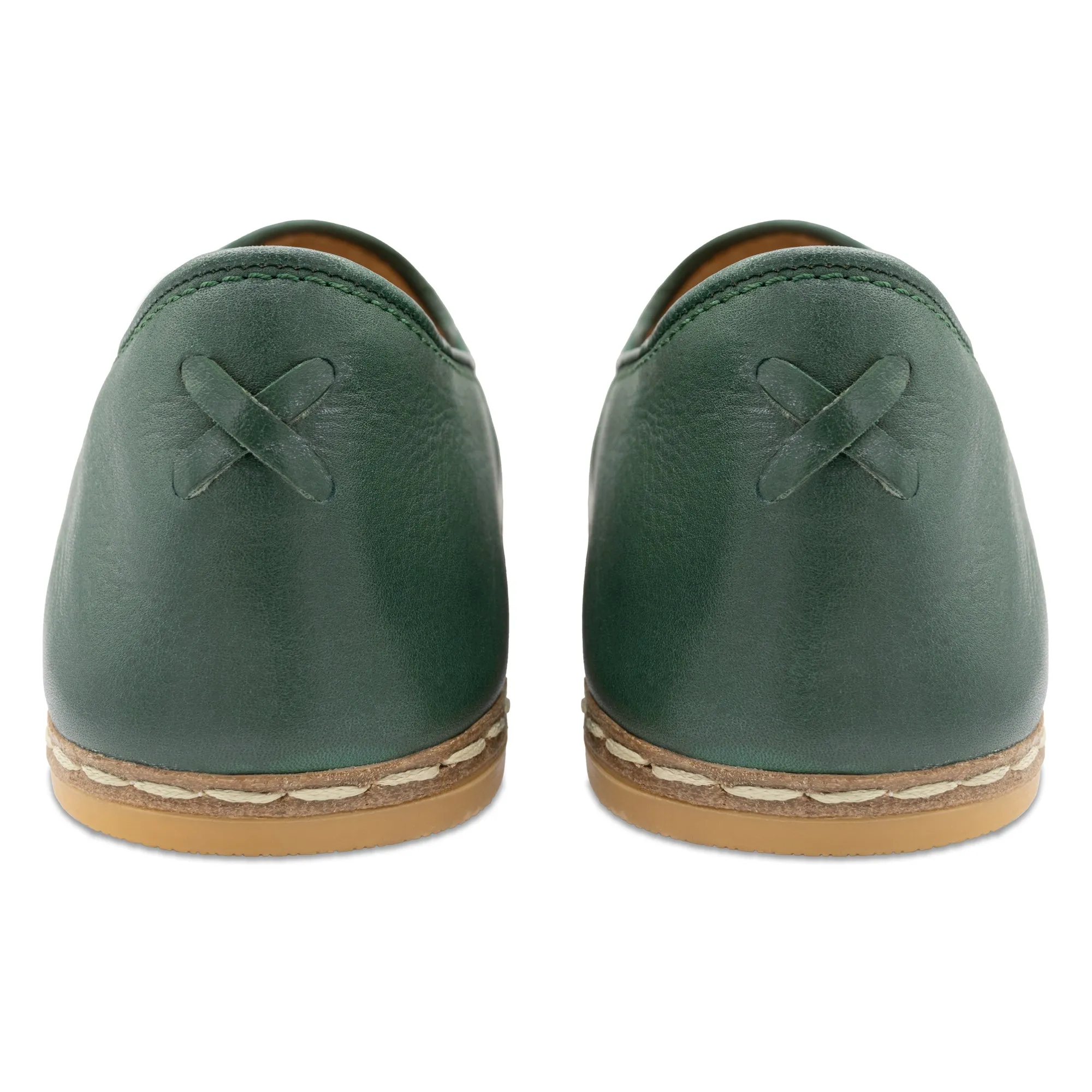 Hunter Green Slip Ons for Men