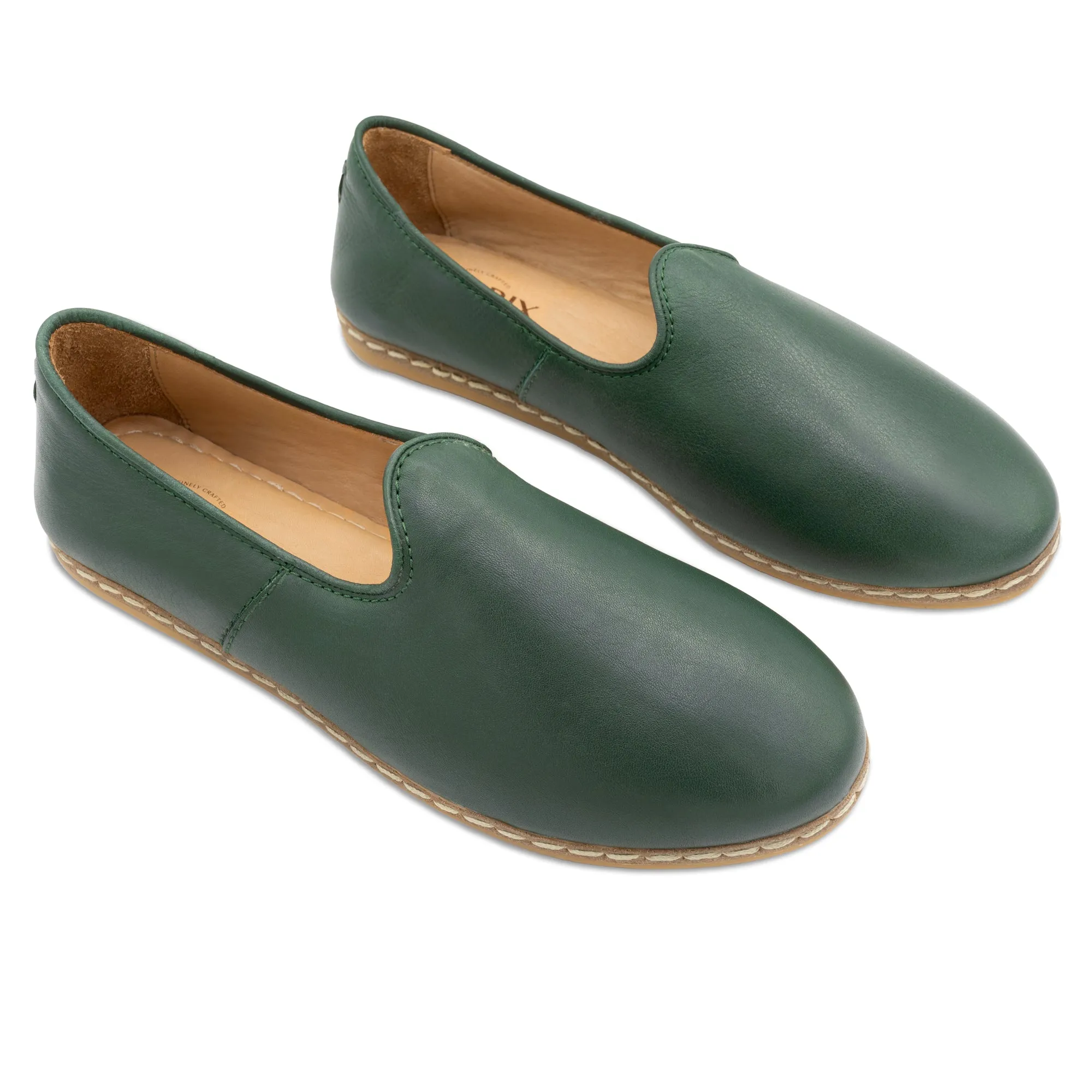 Hunter Green Slip Ons for Men