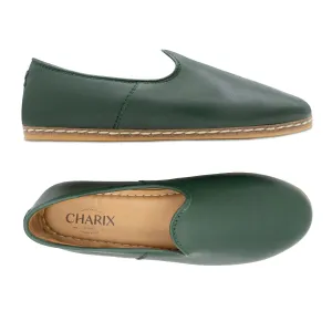 Hunter Green Slip Ons for Men