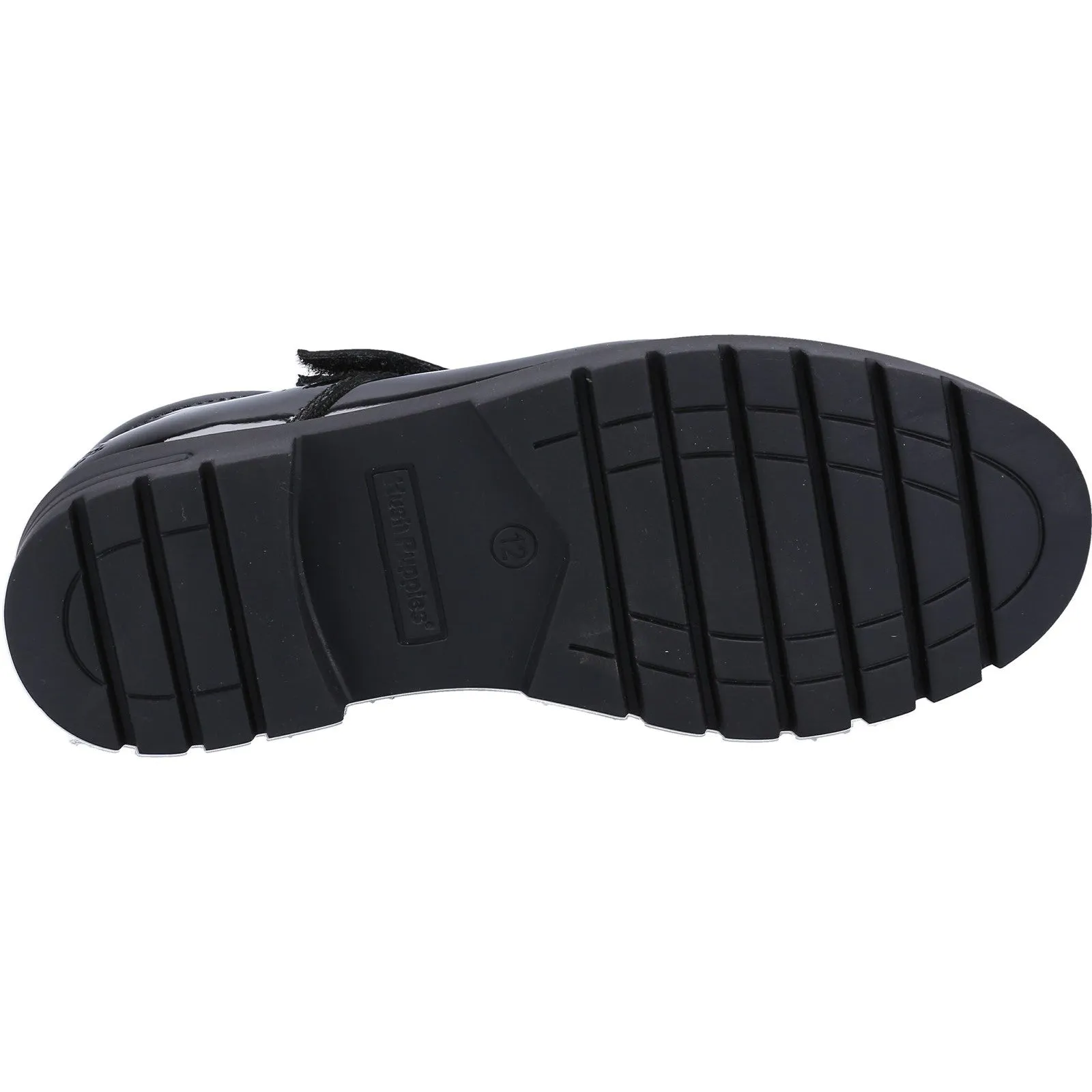 Hush Puppies Girls Sabrina Patent Leather Shoe Shoes - Black